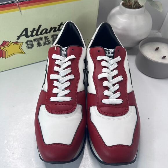 Atlantic Star Lace Up Sneaker Leather Shoes Bolla 090325 Men's 13/EU 46 NWB - Picture 5 of 10